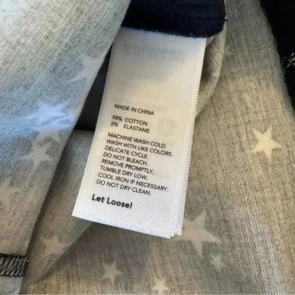 Kate Spade Saturday Dress Size 2 Black Star Print V Neck Mini Long Sleeve - Picture 9 of 10